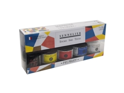 Kit de Tintas SENNELIER Nanquim Colores PrimÃ¡rias 5 x 30 Ml