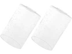 Juego De 2 Piezas De Vidrio Transparente Para Lámparas Colgantes, Cubiertas Decorativas De Repuesto Para Lámparas.