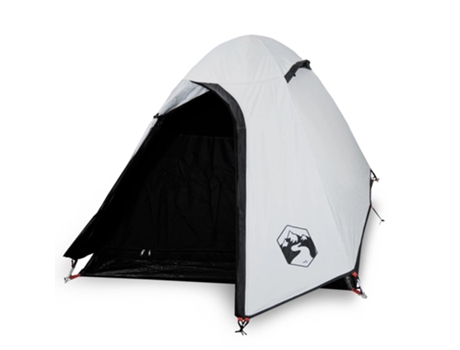 Tienda de campaña iglú 2 personas tela opaca impermeable VIDAXL blanco