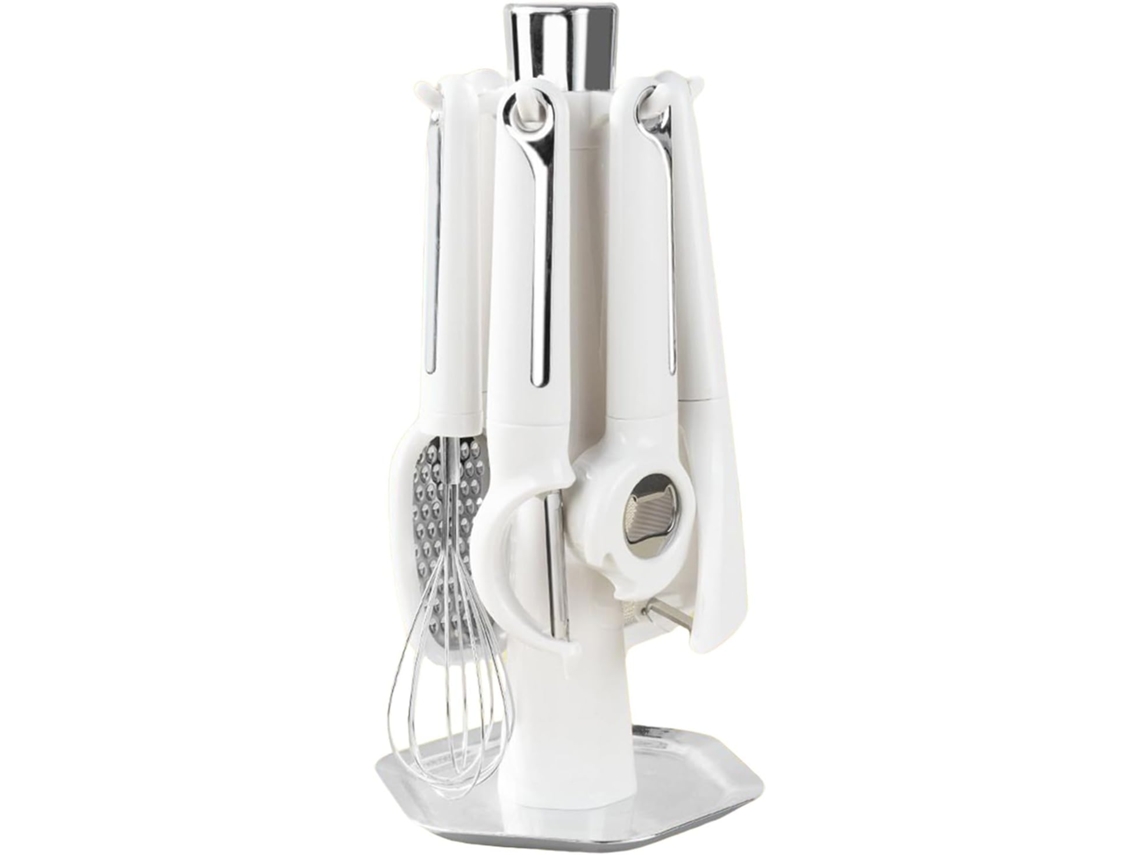 Juego de utensilios de cocina | Colador con soporte | Incluye abridor de botellas | Gokoco