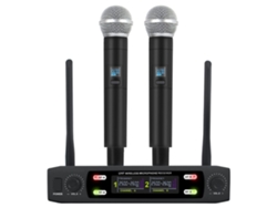 Micrófono inalámbrico UHF profesional negro STELASPLEN