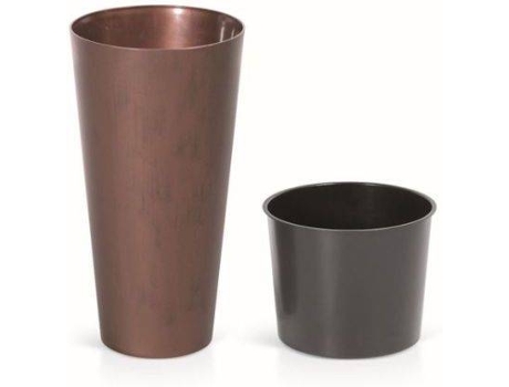 Maceta PROSPERPLAST Tubus Slim Corten (Marrón - 30 x 57.2 cm)