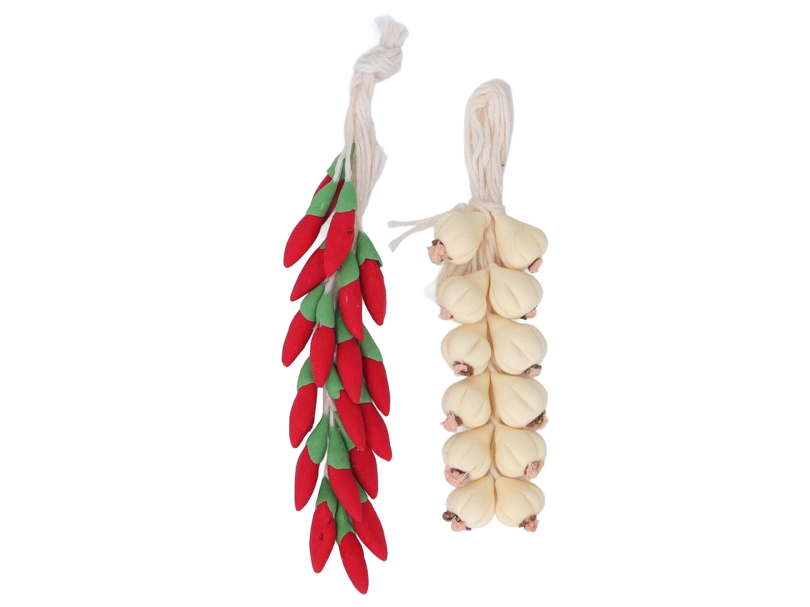 Decoración Para Casa De Muñecas: Puerro Y Pimiento De Resina, Escala 1:12, Simulados Como Verduras.