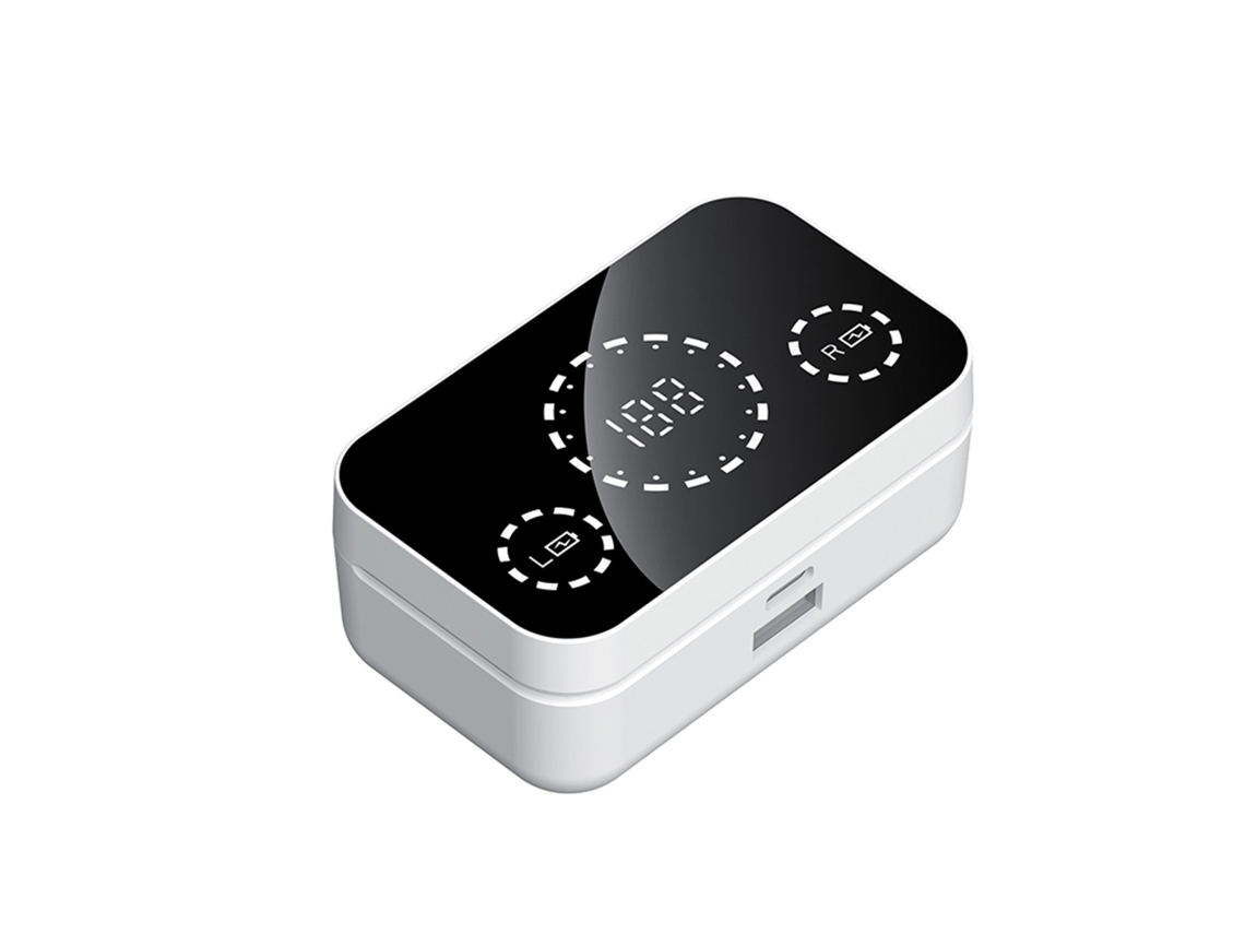 Auriculares Inalámbricos Yd08 Mirror Bt5.3 Con Pantalla Led Hd, Recargables Para Teléfonos Móviles.