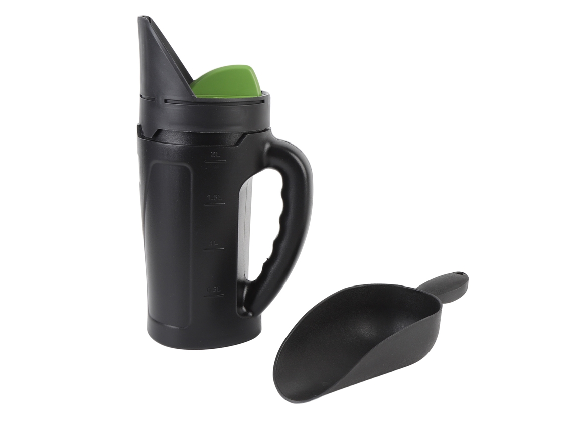 Esparcidor Manual De 80 Oz Con 3 Aberturas Ajustables Para Granos, Estiércol, Sal Y Jardín - Portátil
