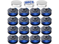 Paquete De 16 Carretes De Hilo Con 3 Tapas Para Desbrozadora Ryobi Ac14rl3a/ac14hca Henten Home