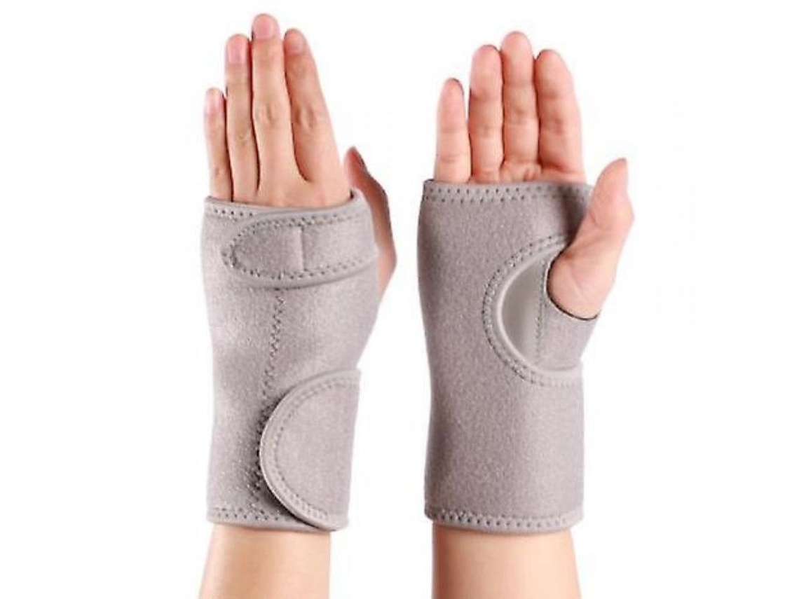 Dan26-2 Parches De Muñeca Para Túnel Carpiano, Splint Elástico Ajustable Deportes Artritis Tendinitis Gris