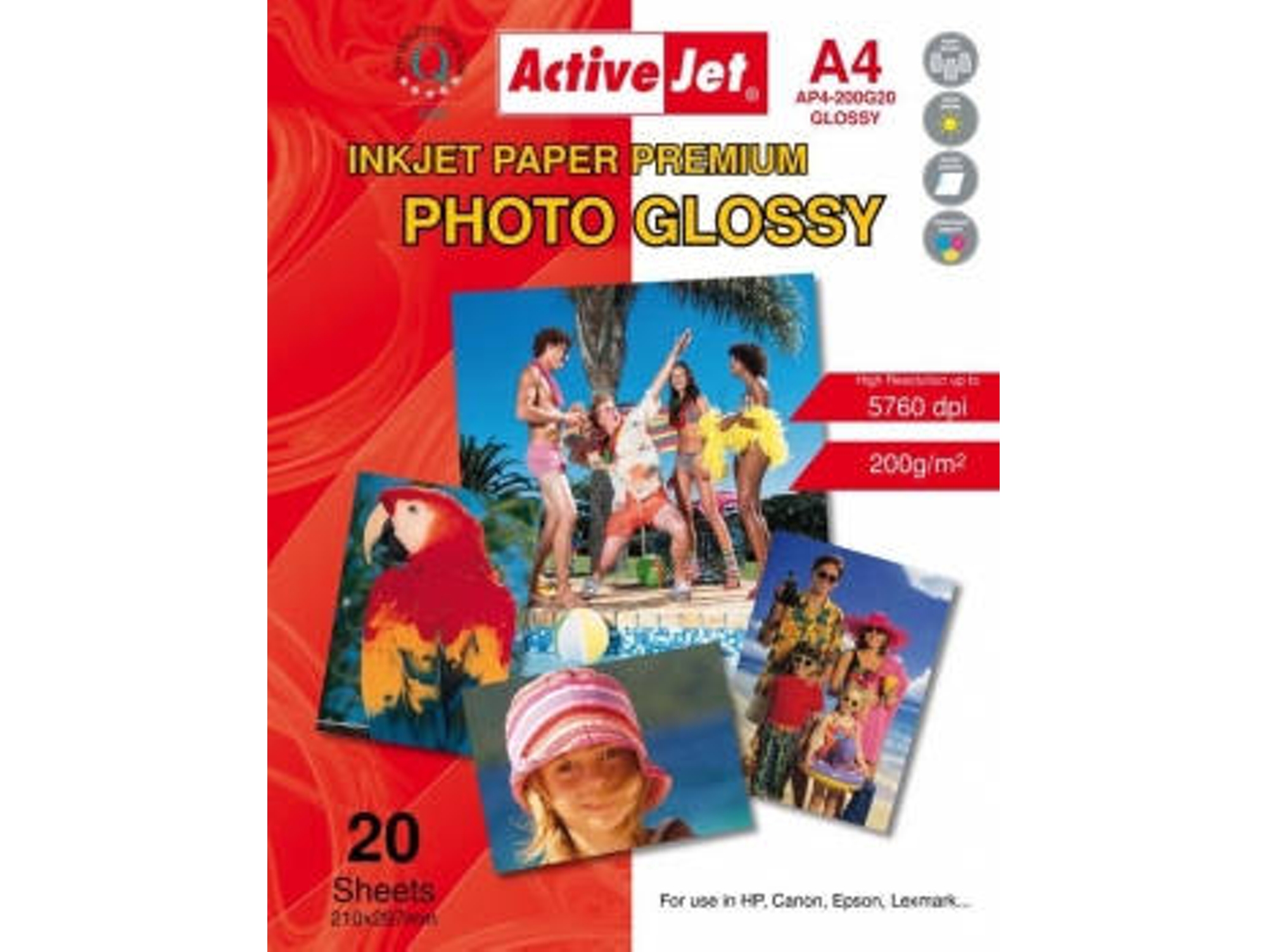 Papel Fotográfico ACTIVEJET EXPACJPAP0010