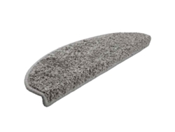 Felpudos Para Escaleras 30 Uds 65x21x4 Cm Gris Semicircular Grande