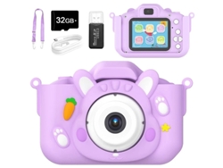 Cámara multifuncional para niños Yizhood 1080p HD con doble cámara y tarjeta de 32 GB