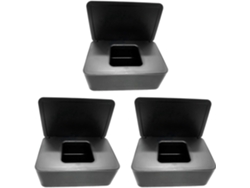 Cajas De Pañuelos Húmedos Con Tapa, Dosificador, Cajas De Almacenamiento Selladas Para Oficina.