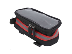 2026-bolsa Para Bicicleta Con Pantalla Táctil Mtb Bolsa De Almacenamiento En El Tubo Delantero Para Teléfono 6.3x3.2in Rojo