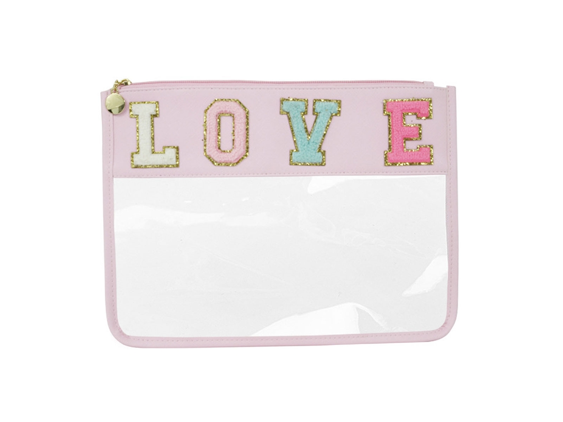 Bolsa de maquillaje transparente de viaje, organizador de cosméticos, para mujer NEVEANCE