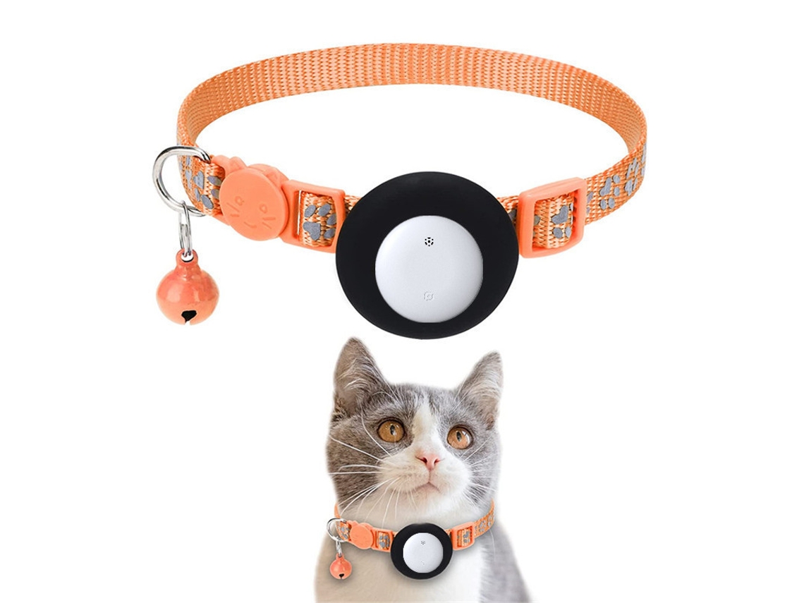 Rastreador De Animales, Localizador Global Gps Antipérdida Compatible Con Dispositivos Apple (naranja) Cuich