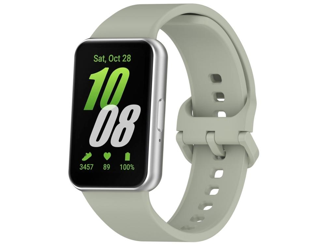 Pulsera para Samsung Galaxy Fit 3 - Silicona de color sólido - Hebilla colorida