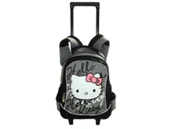 Mochila BI-JOY com Rodas Cinza Face Logo Kt