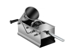 Embutidora horizontal manual Tekmaquinas de 3 litros de acero inoxidable con varios tubos