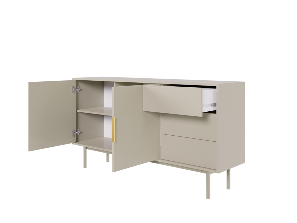 Aparador FURNLUX Classic Viva (Beige, Madera Contrachapada - 154X39X82 Cm)