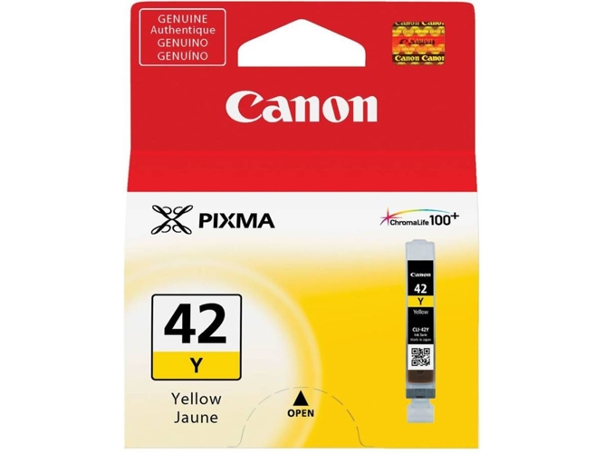 Cartucho de tinta Original CANON CLI-42 Amarillo para PIXMA PRO-100, PRO-100S, PIXUS PRO-100