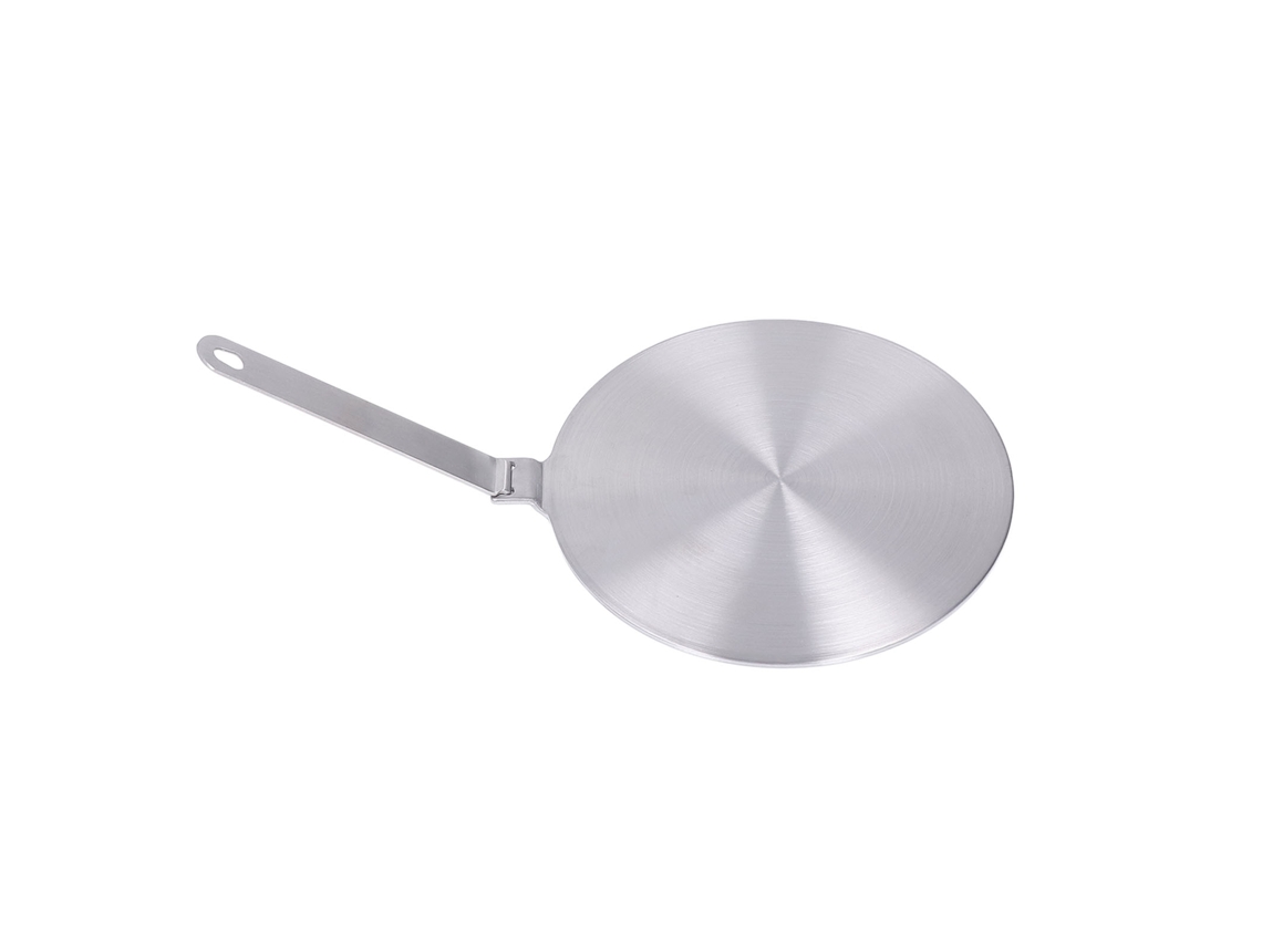 Disipador De Calor De Acero Inoxidable Con Asa, Adaptador De Panel Para Placa De Inducción, Cocina De 24"
