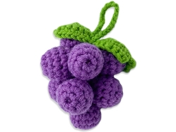 Juego de 7 adorables colgantes de punto con forma de fruta para decorar bolsos y teléfonos móviles. SFUSHOS
