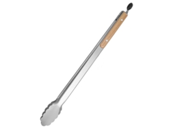 Pinzas de acero inoxidable con mango de madera, 44,5 cm, MDUG