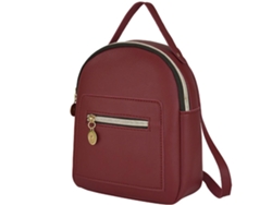 2026-mochila De Cuero Pu Para Mujer Bonita Casual Mochila Diaria Con Bolsillos Cremallera Convertible A Bandolera
