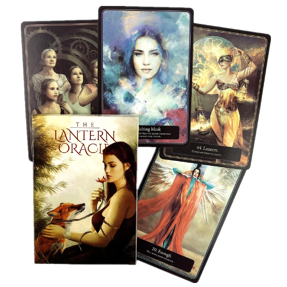 Cartas Del Oráculo De La Linterna, Adecuadas Para Juegos De Mesa De Adivinación Y Barajas De Tarot.
