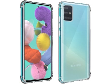Carcasa y Protector de Cristal Templado Samsung Galaxy A51 AVIZAR PACK-PREMS-A51 Azul