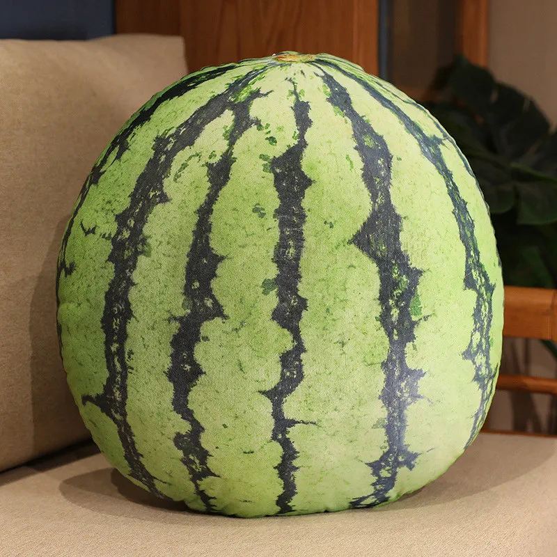 (sandía 40 Cm) Almohada Para Adultos, Cojín, Cojín De Asiento, Cojín De Respaldo, Serie Frutas Simuladas