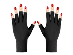 Guantes De Protección Uv Para Lámparas De Uñas De Gel, Guantes De Protección Solar Para Manicura Y Uso En Exteriores Con Malla Táctica.