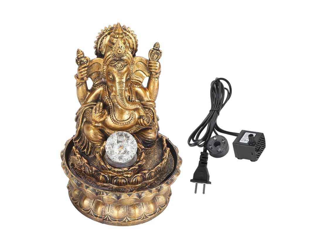2026-fuente De Agua De Resina Con Buda Sureste Asiático Led Para Escritorio Decorativa Mejora Humedad 110v Plug Ee.uu.