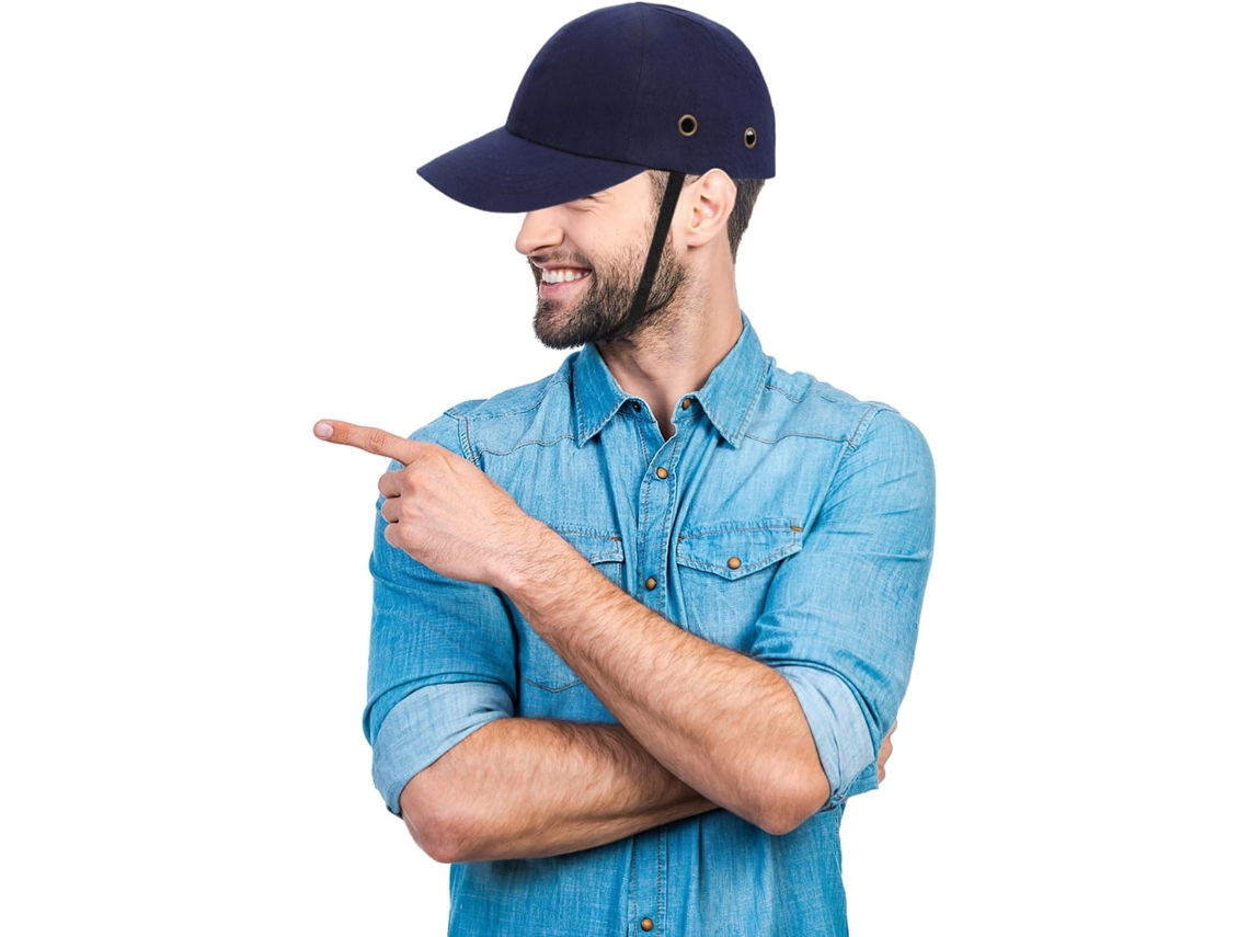 Gorra De Béisbol Ciieeo Ajustable Y Resistente A Los Golpes Con Carcasa De Abs Transpirable Para Trabajadores De La Construcción.