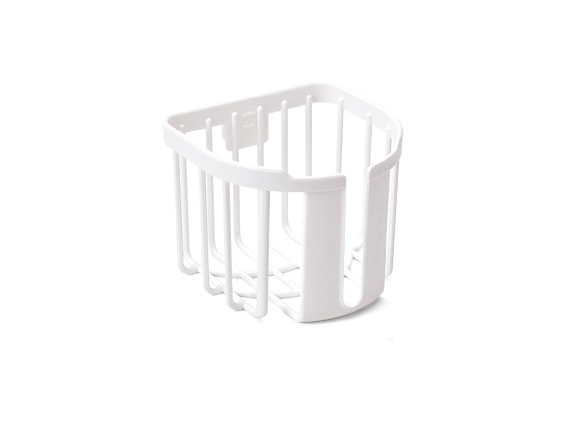 Soporte blanco para papel higiénico de pared para baño