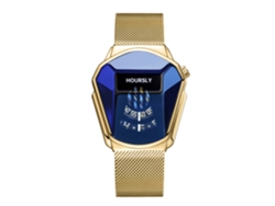Reloj De Cuarzo Para Hombre (golden Blue Milan)