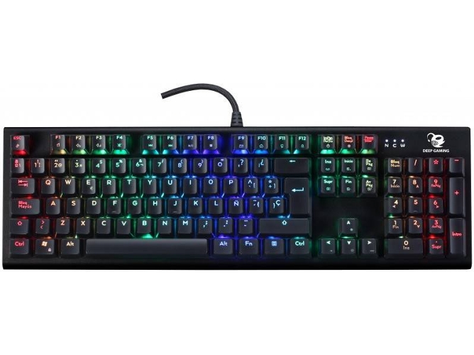 Teclado Gaming COOLBOX DeepSolid (Mecánico - Español - Negro)