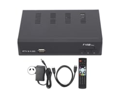 Ibravebox F10s Plus H.265 Caixa De Topo Para Iptv Dvb S2 Powervu Bisskey Metal De Alumínio