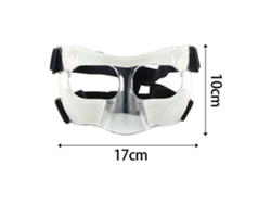 Protector facial deportivo para niños y adolescentes, resistente a impactos para fútbol, baloncesto, kárate, boxeo, fútbol americano, 17 cm x 10 cm.