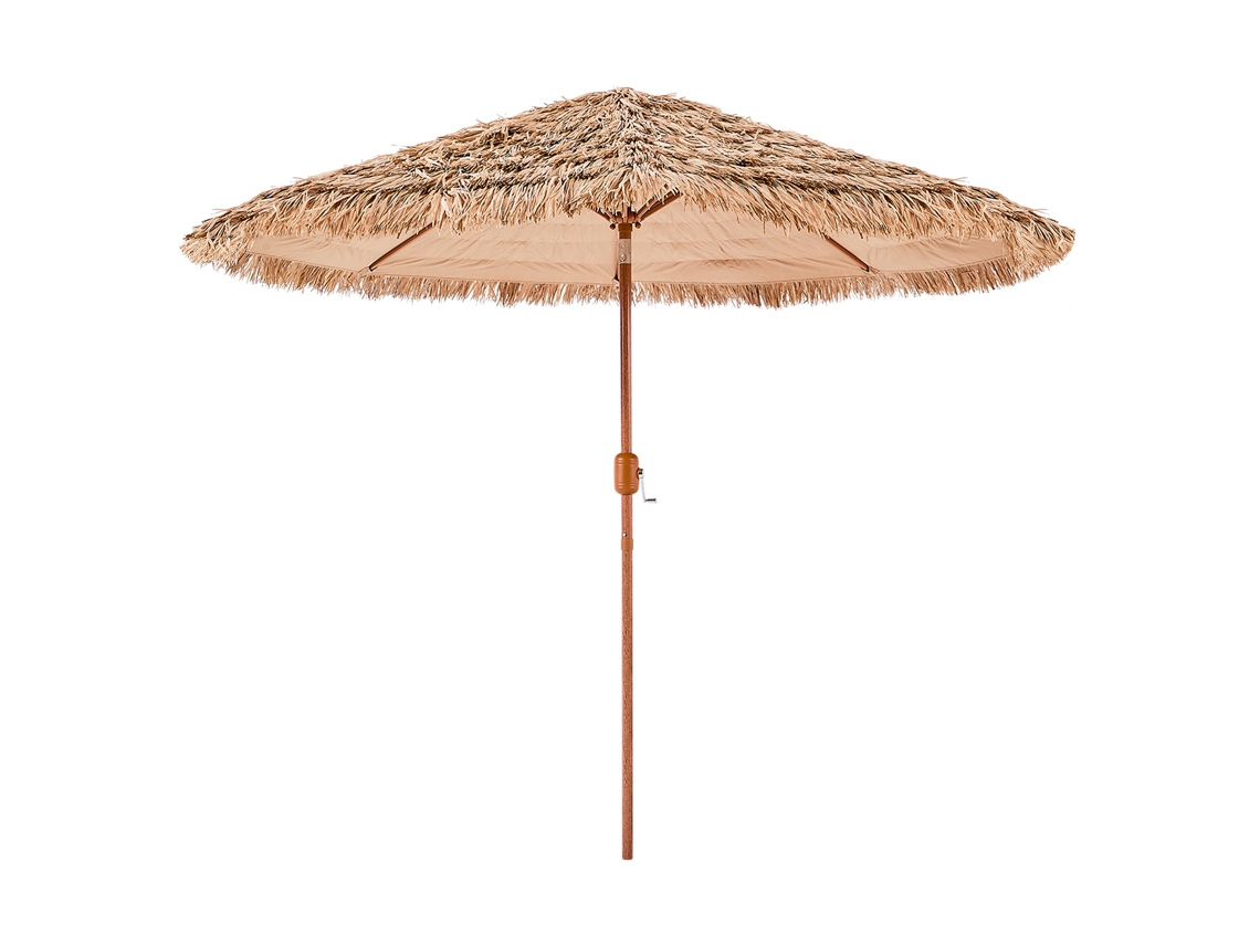Sombrilla Tiki inclinable de polipropileno de 2,7 m Succebuy para piscina y playa