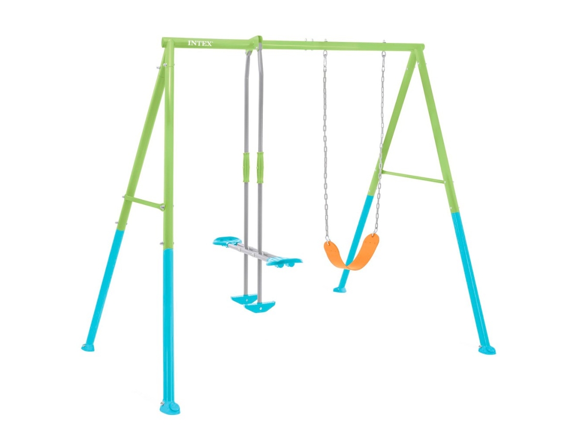 Columpio para niños INTEX con balancín, regulable en altura, 3-10 años