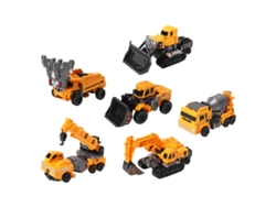 Robot Transformable 6 En 1, Coche Deformable Para Niños, Regalo, Juguete De Robot Y Coche