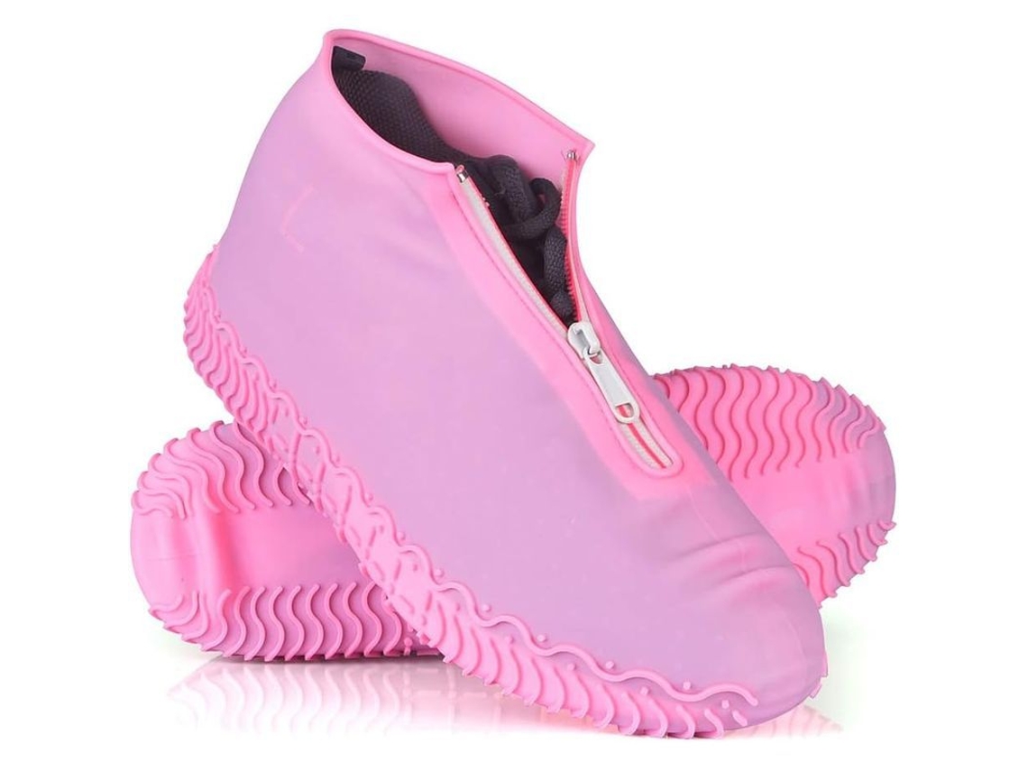 Cubrezapatos De Silicona Impermeables Y Reutilizables Con Suela Antideslizante Para Días De Lluvia Y Nieve.