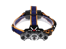 Linterna Frontal Led De 20000 Lúmenes, Resistente Al Agua (ipx6), Con Carga Usb, Ideal Para Acampar, Andar En Bicicleta Y Pescar.