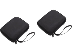 Estuche Compacto Y Portátil De 2 Piezas Para Guardar Púas De Guitarra De Pu, Ideal Para Viajar.