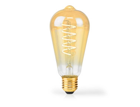 Bombilla Filamento Nedis ST64 3,8W 250lm 2100K Regulable 1un