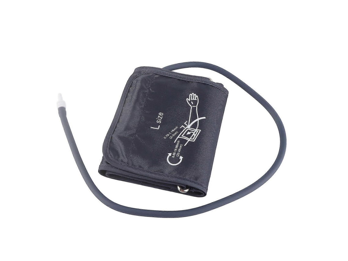 Juego de 2 brazaletes para medir la presión arterial con conector, anillo en D ajustable, tamaño grande, para repuesto de 8.7 a 18.9 pulgadas GOKOCO