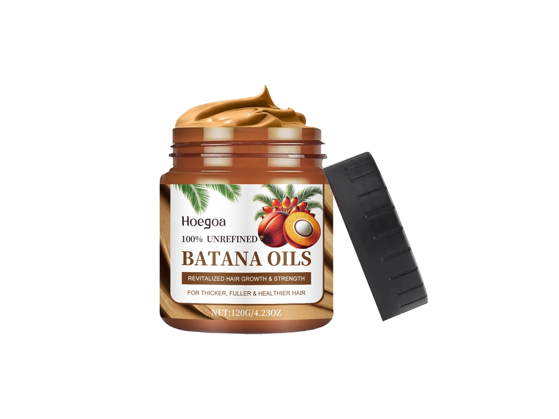 Crema capilar Batana Oil, mascarilla nutritiva e hidratante para reparar el cabello rizado, 120 g.
