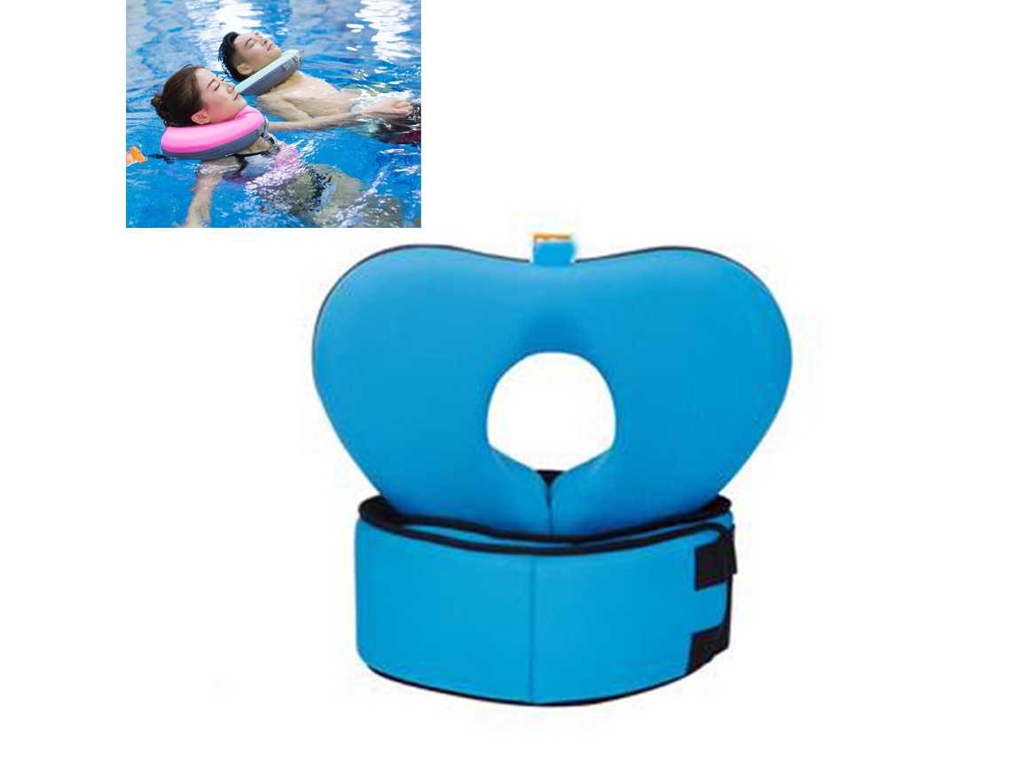 Conjunto de collarín de natación para niños y adultos: seguro y sin necesidad de bomba.