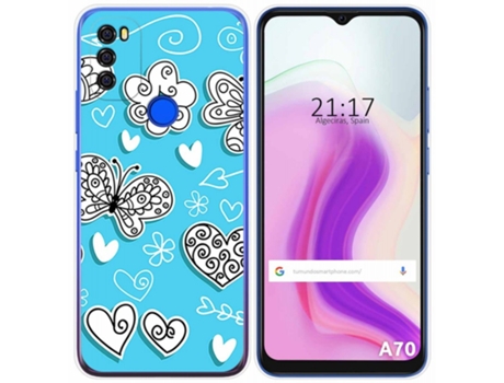 Carcasa Blackview A70 TUMUNDOSMARTPHONE Dibujos Multicolor