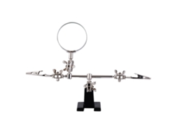 Soporte De Soldadura Con Lupa De Mano Multifuncional De Metal 5x 60mm Con Clip